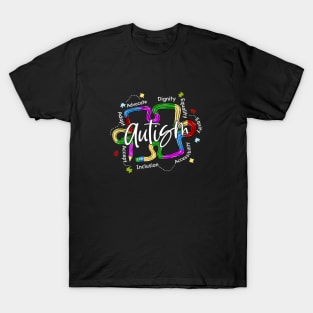 Autism AdvocacyInclusion, Equality and Acceptance T-Shirt